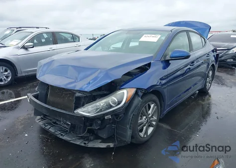 2018 Hyundai Elantra Value Edition z USA, uszkodzony, nr VIN 5NPD84LF1JH231334